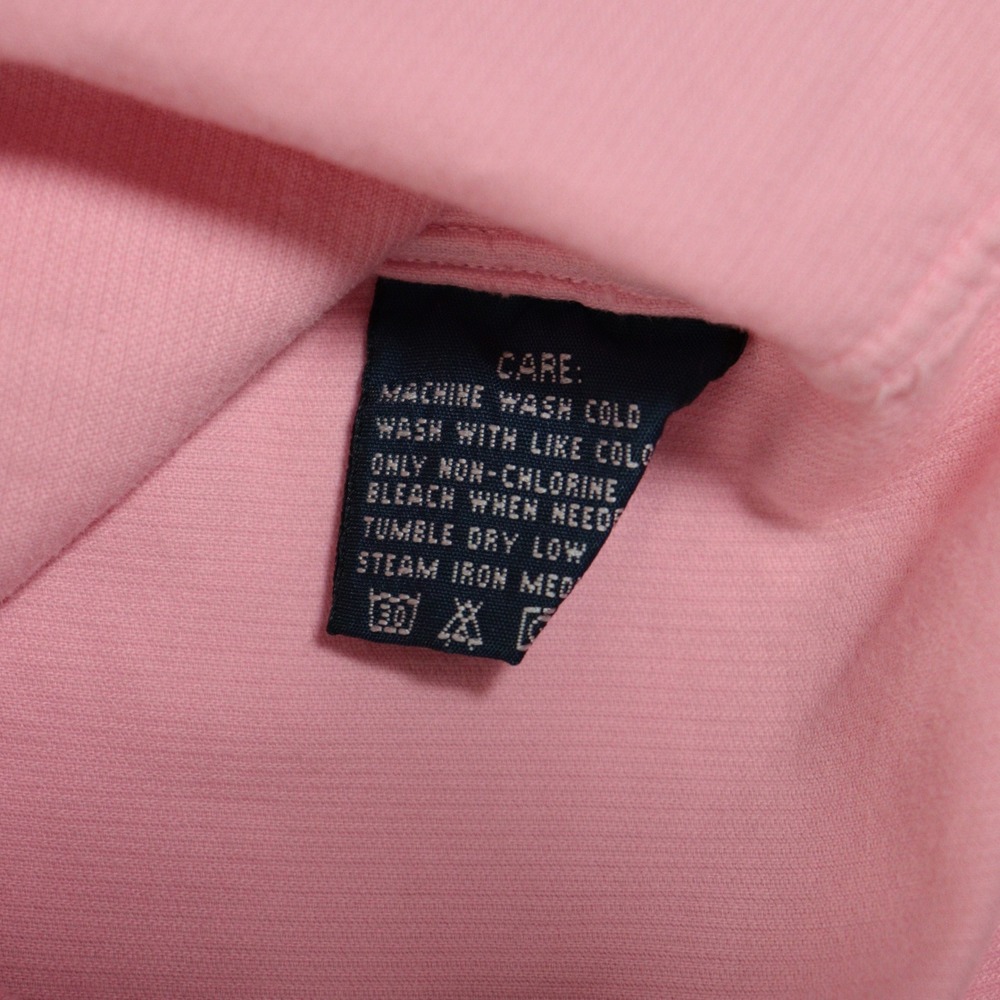 Vtg Ralph Lauren Womens Western Pearl Snap Shirt Corduroy Pink Slim Cotton Sz 10 - Picture 10 of 13